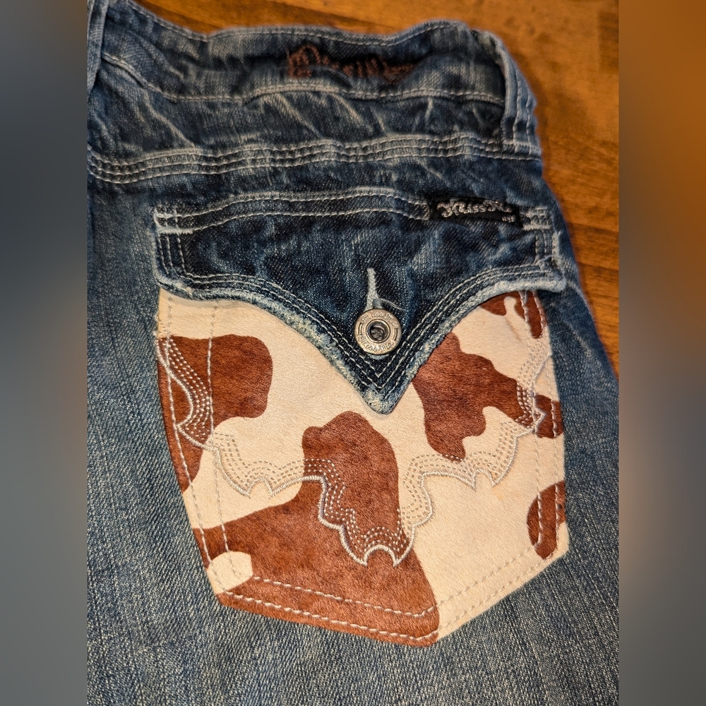Miss Me Women's Boot Cut Jeans in Faded Blue - Picture 7 of 16
